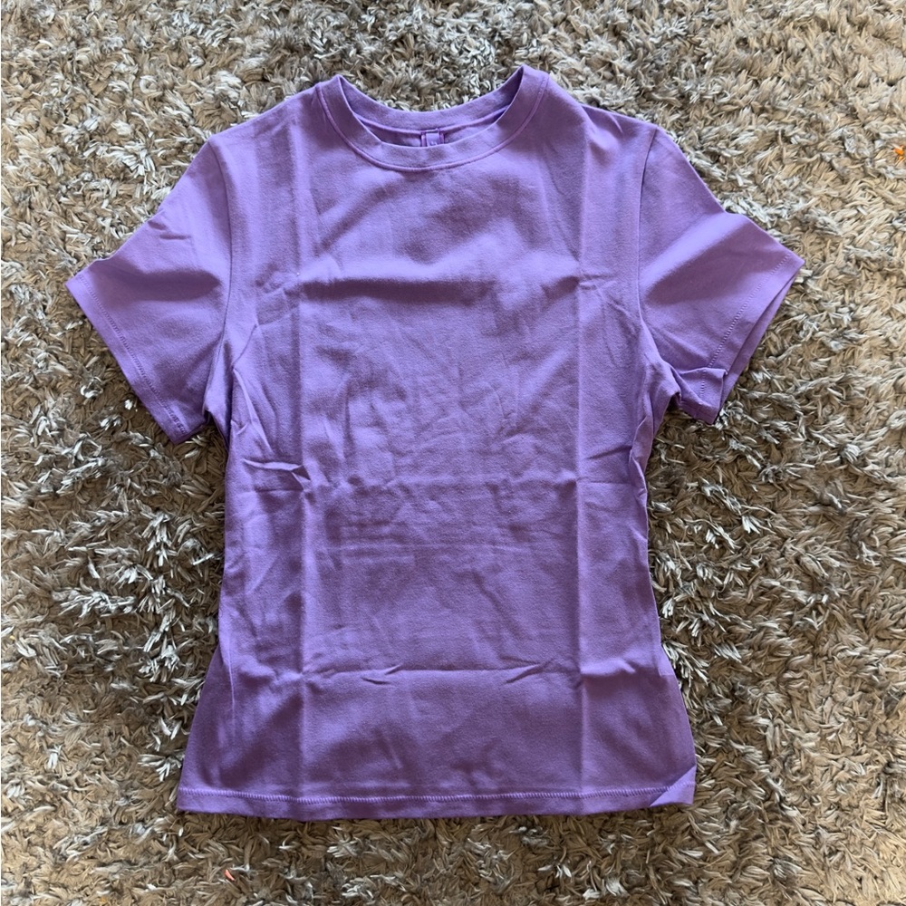 Skims purple shirt new with tags